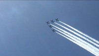 彦根城ブルーインパルスのベストポジションは、どこだったのでしょう? 答えは・・・ (写真・動画・解説あり)