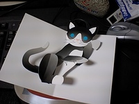 黒猫さんたらお手紙書いた。