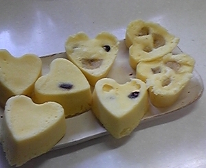 電子レンジでカップケーキ
