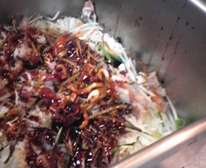 ソバ飯をスチコンで作る