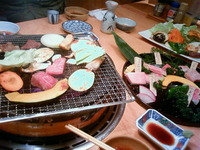 ゴージャスセット!?…初焼肉は「竹」へ