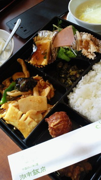 湖南飯店お昼のお弁当…ダイエットは今夜から!