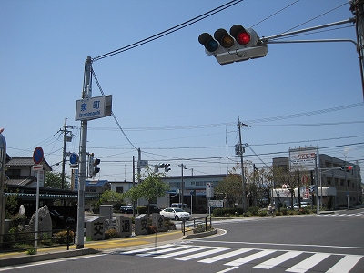 ほたる散策コース 守山銀座西交差点~ほたるの森資料館編