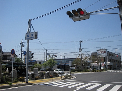 ほたる散策コース　守山銀座西交差点～ほたるの森資料館編