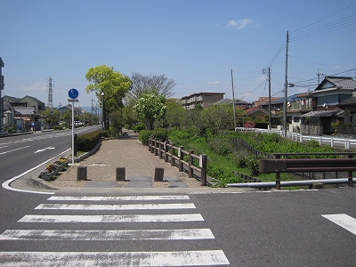 ほたる散策コース　守山銀座西交差点～ほたるの森資料館編