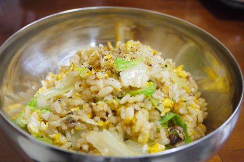 レタスちりめん炒飯