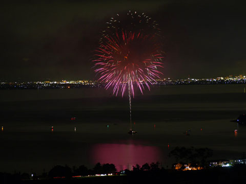 2012年7月に滋賀県（琵琶湖）で開催される花火大会・夏祭り