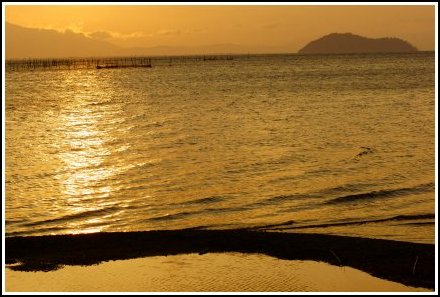 久しぶりに琵琶湖の朝