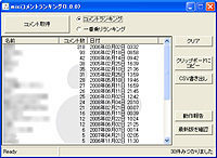 mixiコメントランキング