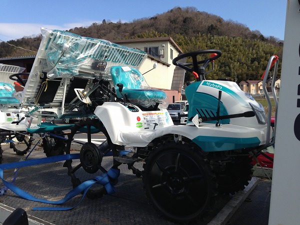 クボタ田植機EP3、EP4納品