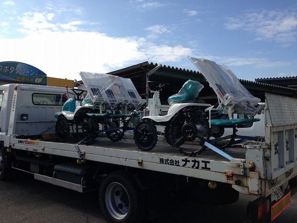 クボタ田植機EP3、EP4納品