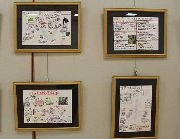 「能登川北小学校6年生 野菜作り研究所~夏野菜を作ろうレポート展」を開催しています 「能登川北小学校6年生 野菜作り研究所~夏野菜を作ろうレポート展」を開催しています