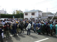 いわきNO3、沢山のボランティア