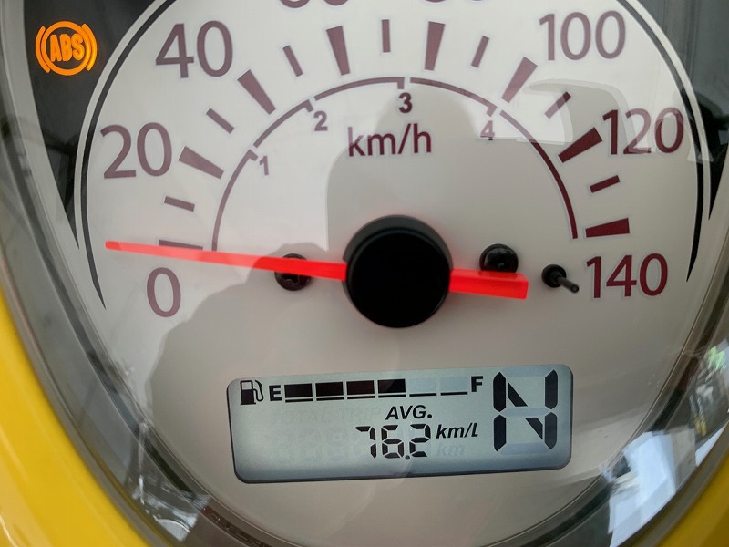 恐るべき燃費 76.2Km/L