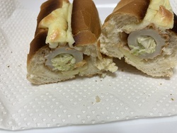 朝ご飯 (ちくわパン) 朝ご飯 (ちくわパン)