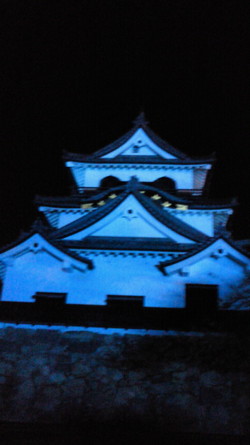 彦根の夜