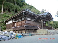 勝尾寺(箕面大滝から)