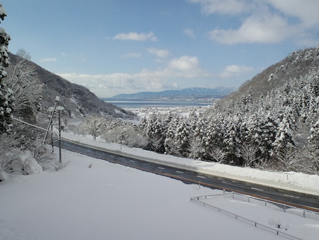寒波後の風景