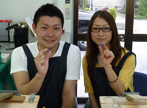 自分で作る指輪 ル・ポワンで挙式のK様&H様 in 滋賀