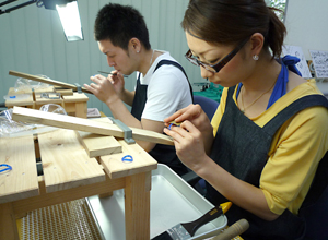 自分で作る指輪 ル・ポワンで挙式のK様&H様 in 滋賀