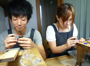 ご自分で作られた結婚指輪が完成しました★