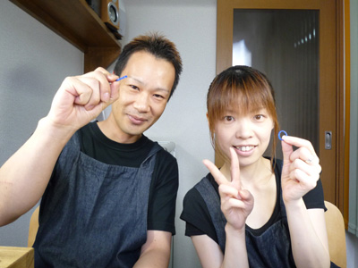 太陽と月をモチーフに♪