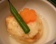 百年豆腐を味わう