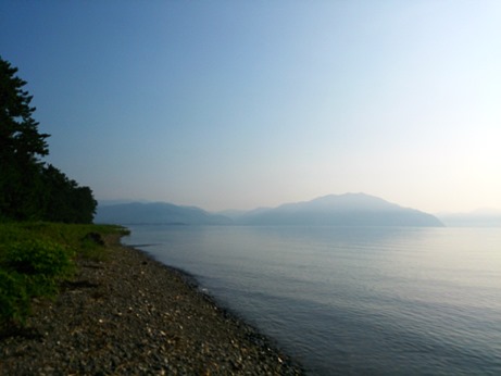 暑くって!・・でも夕焼け