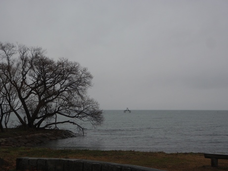 午後は小雨・・高島市内風景・・クリスマスイブ