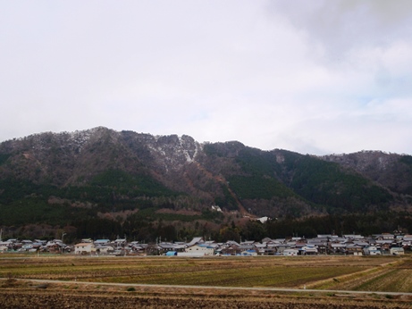 午後は小雨・・高島市内風景・・クリスマスイブ