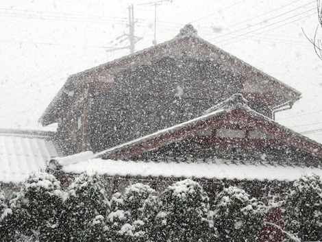 高島市「大雪警報」発令・・元旦 高島市「大雪警報」発令・・元旦