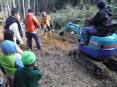 レポート)炊事小屋づくり_基礎固め作業(コミュニティビルド)