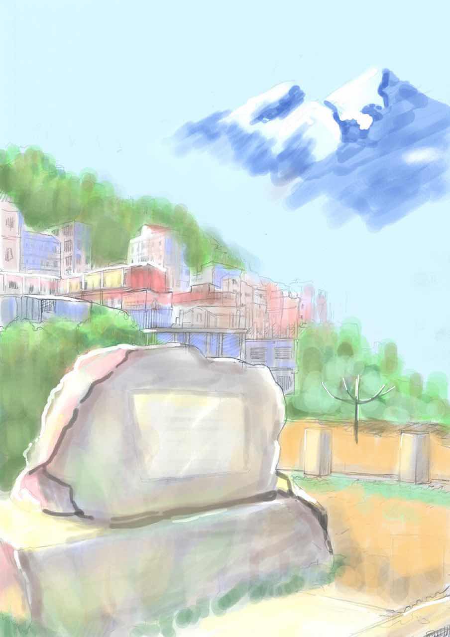 ネパール報告書の表紙絵 ネパール報告書の表紙絵