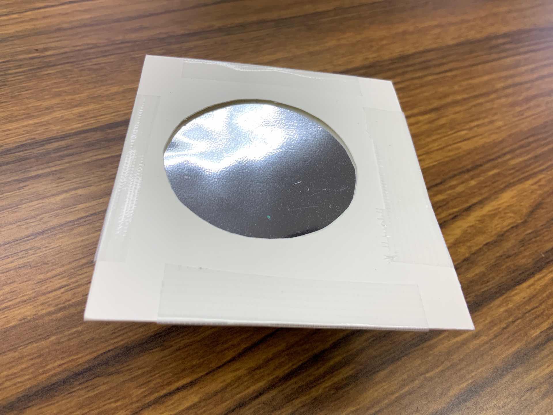 加工した太陽観察フィルター 加工した太陽観察フィルター