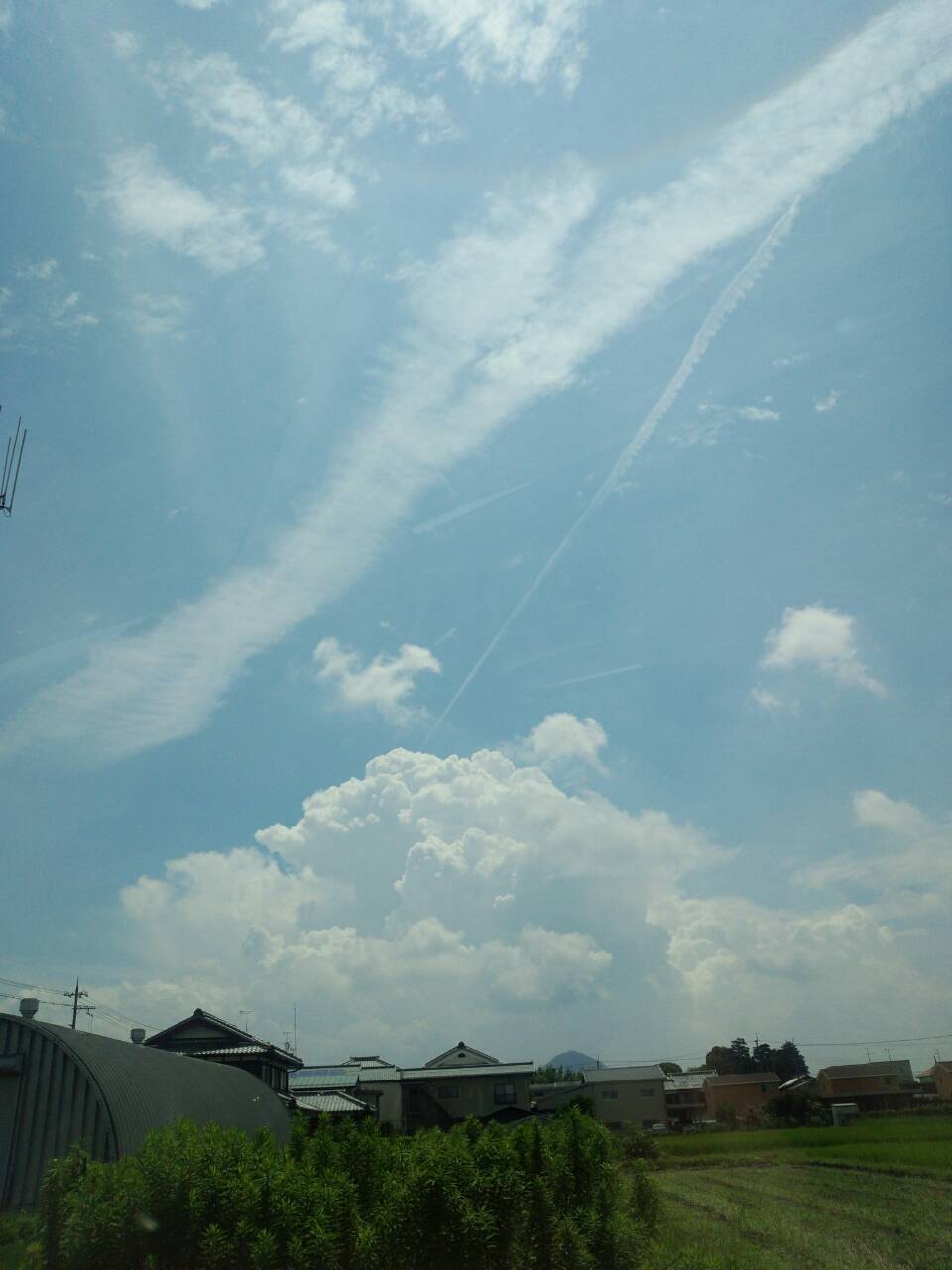 入道雲。 入道雲。