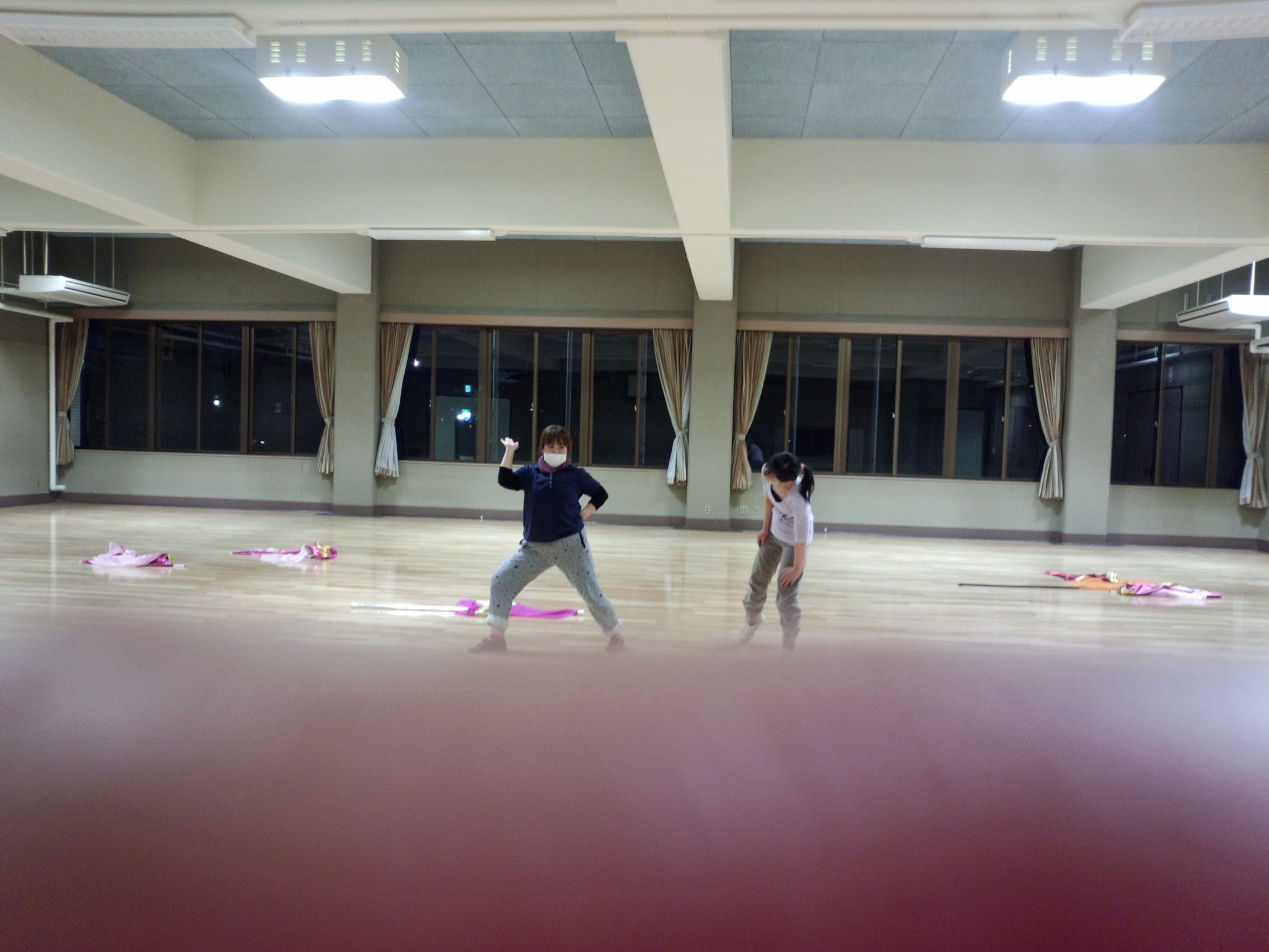 ある日の練習。 ある日の練習。