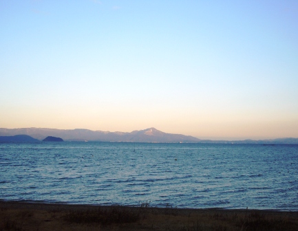 琵琶湖・夕暮れ