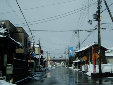 雪の午前中・・新旭、高島、安曇川ぐるーーっと
