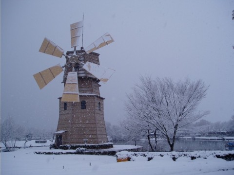 雪の午前中・・新旭、高島、安曇川ぐるーーっと