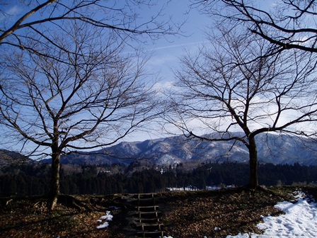 スバル360と今日の高島市山間