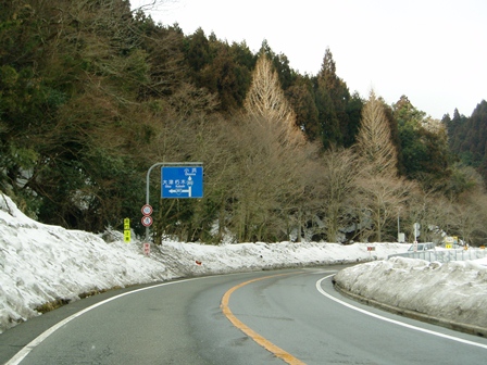 スバル360と今日の高島市山間