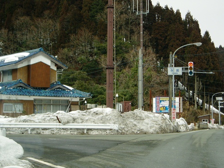 スバル360と今日の高島市山間