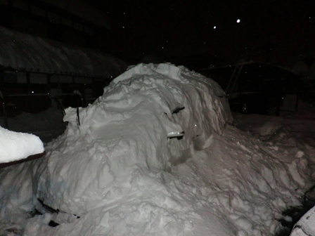 ようけ積もりました・・60センチ積雪