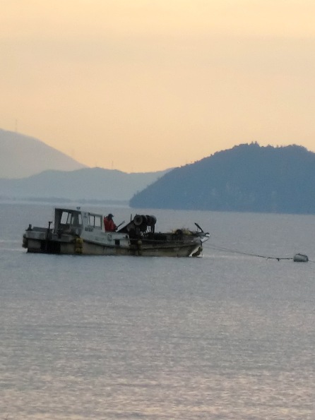 今朝の琵琶湖･･風景