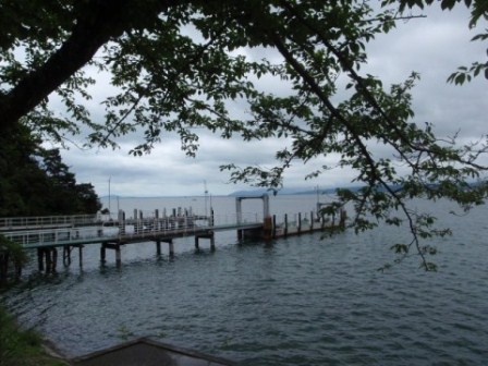 梅雨空に緑・・そして高島市内