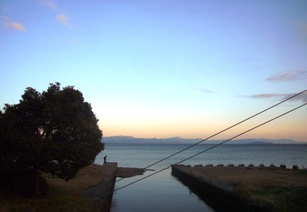 琵琶湖・夕暮れ