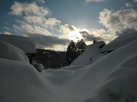 鬼は外、雪も外・・在原集落他