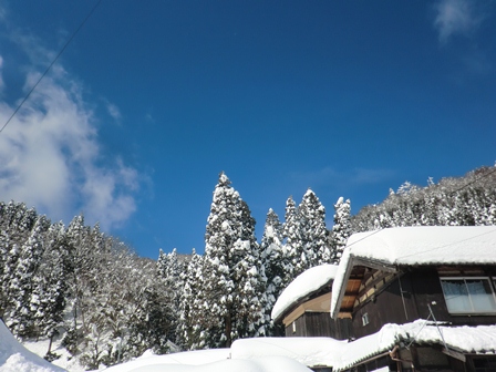 鬼は外、雪も外・・在原集落他