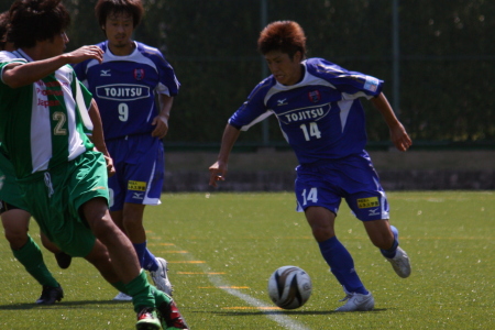 ○3-2 vs アミティエSC京都
