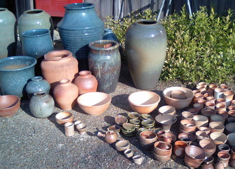 登り窯の作品